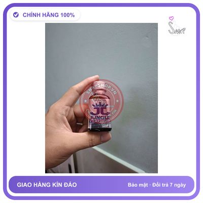 Chai hít tăng khoái cảm Popper Jungle Platinum 30ml Popper mỹ 30ml, hàng real, cực mạnh, gây ảo giác