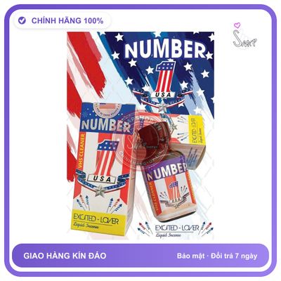 Chai hít tăng khoái cảm Popper NUMBER 30ml Popper mỹ 30ml, hàng chính hãng, cực mạnh, phê lâu, ko nhức đầu, ko bỏng mũi