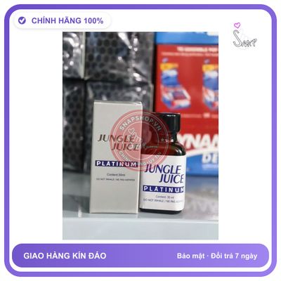 Bản Nhập Khẩu Cao Cấp - Chai hít tăng khoái cảm Dung Dịch Hít Thư Giãn JUNGLE JUICE 30ml Popper jungle juice 30ml
