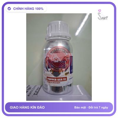 Chai hít tăng khoái cảm Popper POPPER USA 100ml Popper khô mỹ 100ml Mạnh X2,ko mạnh hoàn tiền Cam kết hàng chính hãng