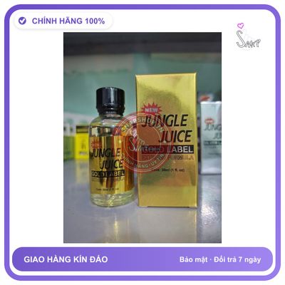Chai hít tăng khoái cảm Popper Jungle Juice 30ml Popper mỹ 30ml nhập khẩu chính hãng cực mạnh, mùi hương dịu
