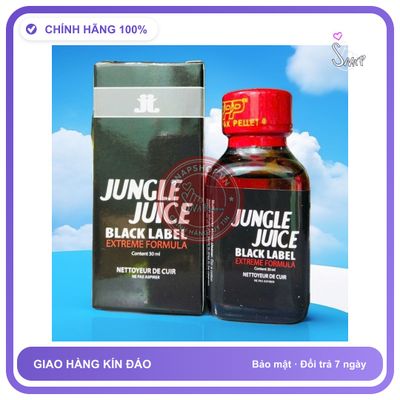 Chai hít tăng khoái cảm Popper Jungle Juice 30ml Popper 30ml USA, Hàng Chính Hãng, Cực Mạnh, Phê Lâu, Mùi Hương Dễ Hít, che tên sản phẩm bảo mật kín đ