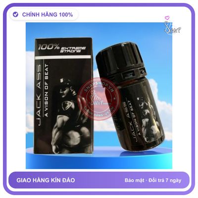 Chai hít tăng khoái cảm Popper JACK ASS 40ml Popper 40ml, USA Cực Mạnh, Mùi Hương Dịu Dễ Hít, Ko Nhức Đầu