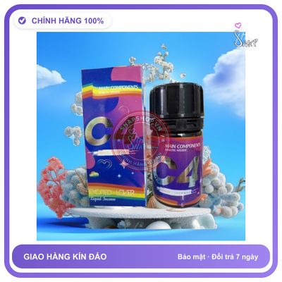 Chai hít tăng khoái cảm Popper MAIN COMPONENTS 40ml Popper 40ml C4 Usa Cực Mạnh,Phê Lâu, Mùi Hương Dễ Hít