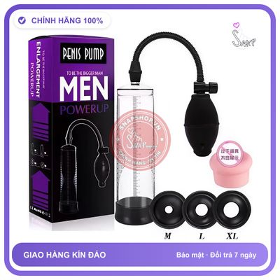 POWERUP Máy tập tăng kích thước dương vật, rất hiệu quả, che tên sản phẩm bảo mật kín đáo