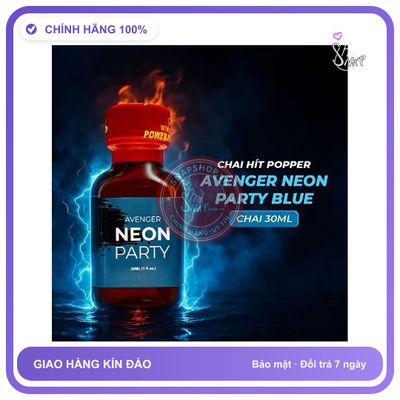 Chai hít tăng khoái cảm Popper AVENGER 30ml Popper neon 30ml USA, Hàng Chính Hãng, Cực Mạnh, Cho Ng Lờn Nặng