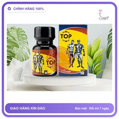Chai hít tăng khoái cảm Popper TOP 10ml Chai hít ngửi Popper 10ml Usa, tăng khoái cảm,mạnh phê lâu cho top