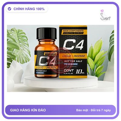 Chai hít tăng khoái cảm Popper MAIN COMPONENTS 10ml Chai hít Popper 10ml Usa, giúp tăng cường sinh lý, kéo dài thời gian quan hệ