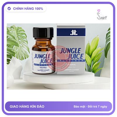 Chai hít tăng khoái cảm Popper JUNGLE JUICE 10ml Chai hít Popper, 10ml Usa mạnh phê lâu, ko nhức đầu, kéo dài thời gian quan hệ, che tên sản phẩm bảo