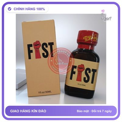 Chai hít tăng khoái cảm Popper FIST 30ml Popper 30ml USA Dòng Này Cực Mạnh, Cho Thể Gây Choáng Với Ng mới sử dụng