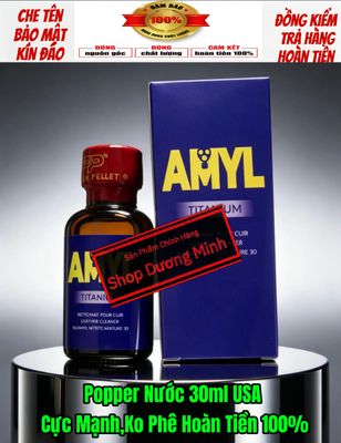 Sản phẩm Popper 30ml USA, Hàng Chính Hãng, Cực Mạnh, Phê Lâu, Cho Ng Lờn 