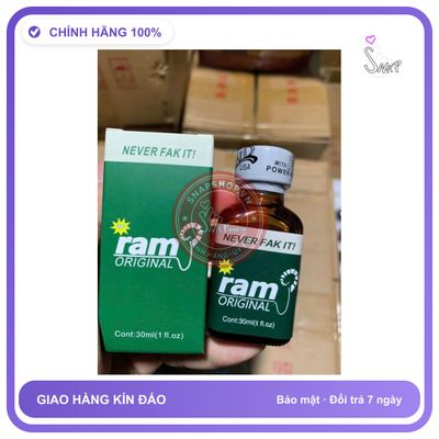 Chai hít tăng khoái cảm Popper ram 30ml Popper khô 30ml siêu mạnh, ko phê hoàn tiền, giá sỉ