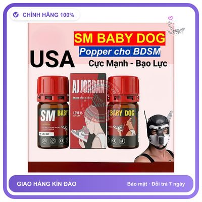 Chai hít tăng khoái cảm Popper SM 40ml Popper 40ml Dòng Mạnh Phê Lâu Cho Ng Lờn