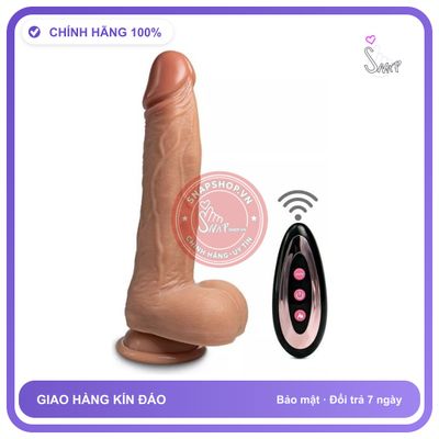 Đồ chơi người lớn Dương vật giả ruung thụt xoay nhiều chế độ, che tên sản phẩm bảo mật kín đáo