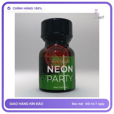 Chai hít tăng khoái cảm Popper AVENGER 10ml Popper neon 10ml Usa, hàng chính hãng, cực mạnh, phê lâu,che tên sản phẩm bảo mật kín đáo