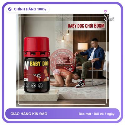 Chai hít tăng khoái cảm Popper BABY DOG 40ml Popper 40ml cho người lờn, và chơi mạnh bạo, che tên sản phẩm bảo mật kín đáo