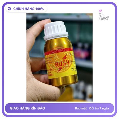 Chai hít tăng khoái cảm Popper RUSH 100ml Popper khô 100ml USA, Hàng Chính Hãng, Cực Mạnh, Phê Lâu, che tên sản phẩm bảo mật kín đáo, giá sỉ