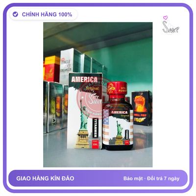 Chai hít tăng khoái cảm Popper AMERICA 30ml Popper 30ml giá tốt, mã America usa