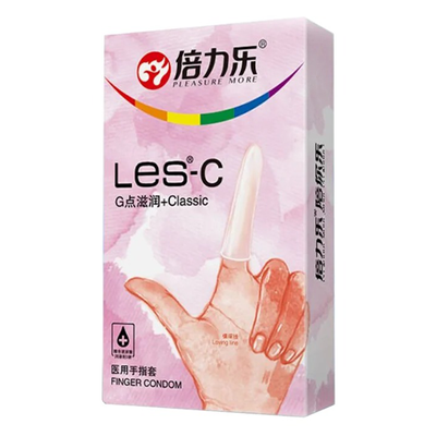 Bao Cao Su Ngón Tay Lạnh Mát Beilile Les C Hộp 8 Cái