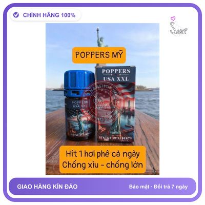 Chai hít tăng khoái cảm Popper POPPERS 40ml Popper mỹ 40ml, giá tốt