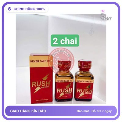Chai hít tăng khoái cảm Popper RUSH 30ml Combo 2 chai popper rush 30ml, siêu tiết kiệm, sale