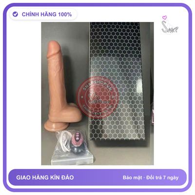 Đồ chơi người lớn Dương vật giả, có remote đều khiển nhiều chế độ, cực sướng, che tên sản phẩm bảo mật kín đáo