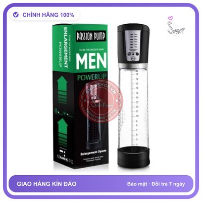 PASSION PUMP Máy tập to dương vật tự động, che tên sản phẩm bảo mật kín đáo