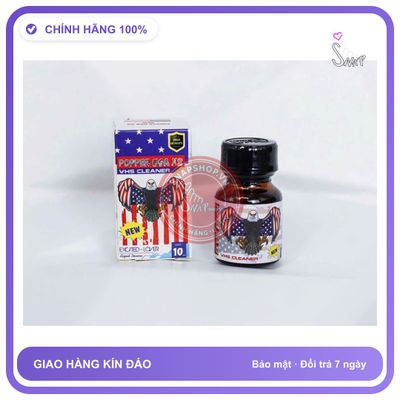 Chai hít tăng khoái cảm Popper POPPER USA 10ml Chai hít Popper 10ml USA, Cực Mạnh, Phê Lâu, che tên sản phẩm bảo mật kín đáo