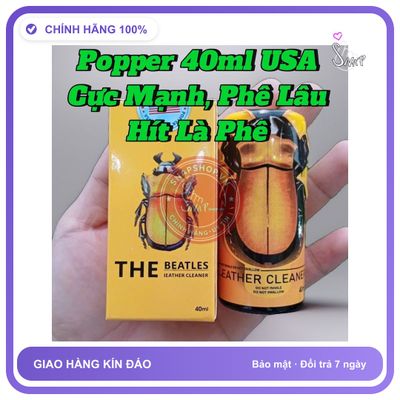 Chai hít tăng khoái cảm Popper THE BEATLES 40ml Chai Hít kích thích hưng phấn cho nam nữ, Popper 40ml USA, Hít Là Phê