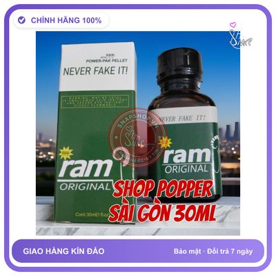Chai hít tăng khoái cảm Popper ram 30ml Popper 30ml USA, Hàng Chính Hãng, Cực Mạnh, Phê Lâu, Cho Ng Lờn Lâu Năm, Không Chứa Tạp Chất, An Toàn Sử Dụng