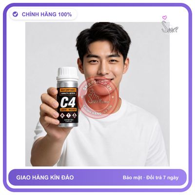 Chai hít tăng khoái cảm Popper C4 60ml Popper Khô 60ml USA, Hàng Chính Hãng, Cực Mạnh Phê Lâu, Cho Ng Lờn Lâu Năm