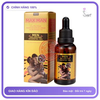 MAXMAN Tinh Dầu Maxman Giúp Tăng Kích Thước Cậu Nhỏ