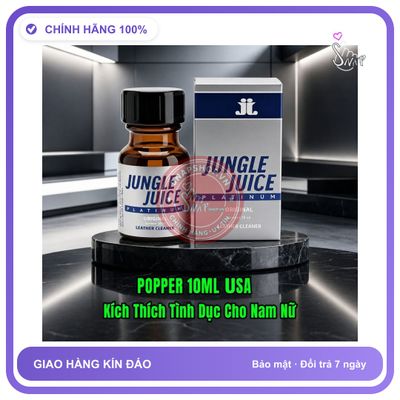 Chai hít tăng khoái cảm Popper JUNGLE JUICE 10ml Chai Hít Popper 10ml USA, Hàng Chính Hãng, Giúp Hỗ Trợ Tình Dục Cho Nam Nữ, Cực Phê