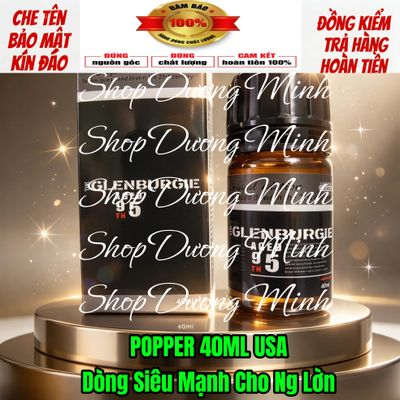 Chai Hít Kích Thích Hưng Phấn, Hỗ Trợ Tình Dục,Cho Nam Nữ, Popper 40ml USA, Hàng Chính Hãng,Bao Phê