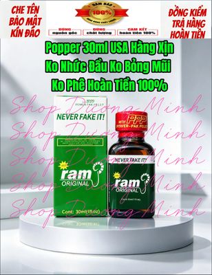 Popper 30ml USA Hàng xịn, phê lâu,ko nhức đầu,ko bỏng mũi 