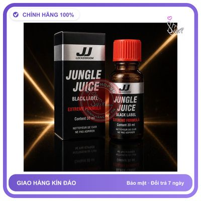 Chai hít tăng khoái cảm Popper JUNGLE JUICE 30ml Kích Thích Hưng Phấn, Tăng Cường Khoái Cảm, Popper 30ml USA, Hàng Chính Hãng, Cực Mạnh, Phê Lâu