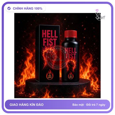 Chai hít tăng khoái cảm Popper HELL FIST 30ml Popper cho người lờn và Chơi BDSM, Siêu Mạnh,30ml USA, Hàng Chính Hãng