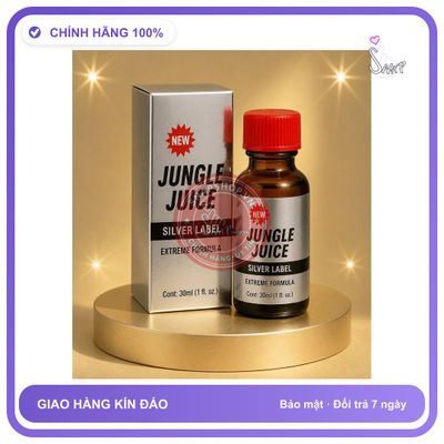 Chai hít tăng khoái cảm Popper JUNGLE JUICE 30ml Popper cao cấp hàng xịn, ko nhức đầu, ko bỏng mũi, dùng cho ng lờn Popper 30ml USA