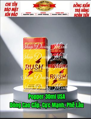 Thuốc kích thích cho nam nữ, hít ngửi trực tiếp, Popper 30ml USA, Hàng Chính Hãng