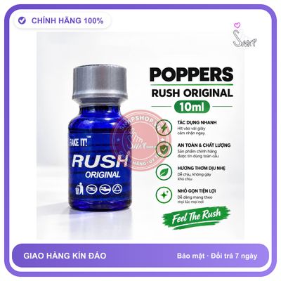 (Che Tên) Popper Rush Original 10ml Phiên Bản Mới Hỗ Trợ 24/7