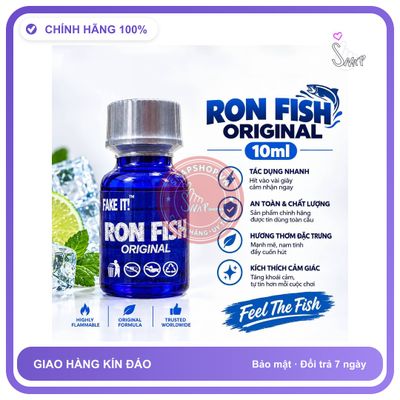 (Che Tên) Popper Ron Fish Original 10ml Phiên Bản Mới - Hàng Mới Về