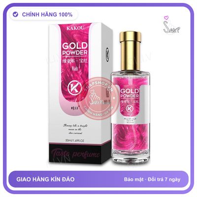 Nước Hoa Tăng Khoái Cảm Kakou Gold Powder Vials 50ml – Nữ Hồng