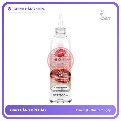 Gel bôi trơn gốc nước dưỡng ẩm Kakou Son Môi 200ml chính hãng