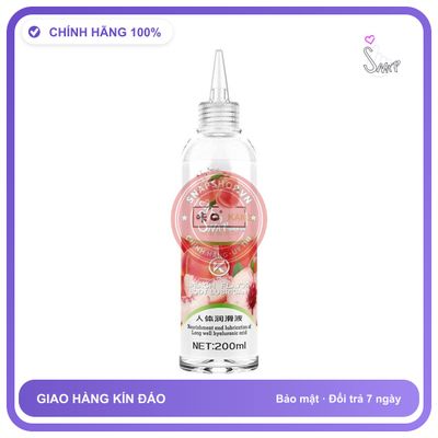 Gel bôi trơn gốc nước Kakou hương Đào 200ml chính hãng