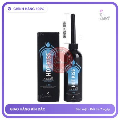 Gel bôi trơn hậu môn HDT Kiss xanh mát lạnh 200ml chính hãng