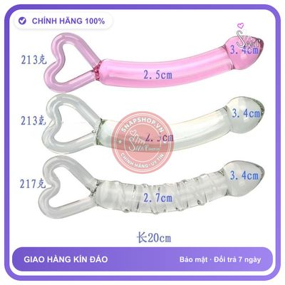 Dương vật giả ngụy trang Thủy Tinh Trái Tim chính hãng