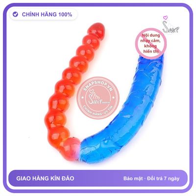 Dương vật giả hai đầu Jiuai chuỗi hạt