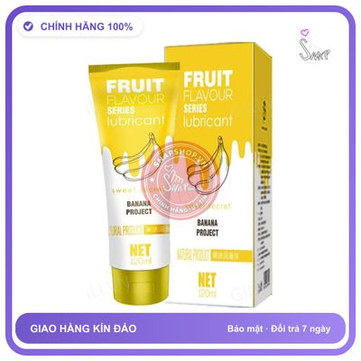 Gel bôi trơn Olo Sweet Secret Fruit Flavour hương chuối 120ml chính hãng