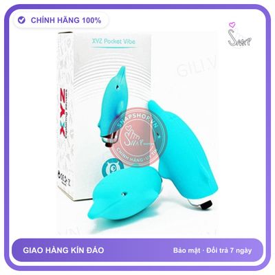 Đạn rung massage XYZ Pocket Vibe Cá Heo chính hãng