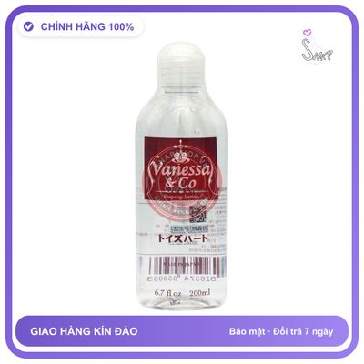 Gel bôi trơn gốc nước Vanessa & Co 200ml chính hãng
